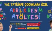 Büyükşehir’den Çocuklara Yaz Hediyesi; Akrilik Resim Atölyesi Başlıyor.
